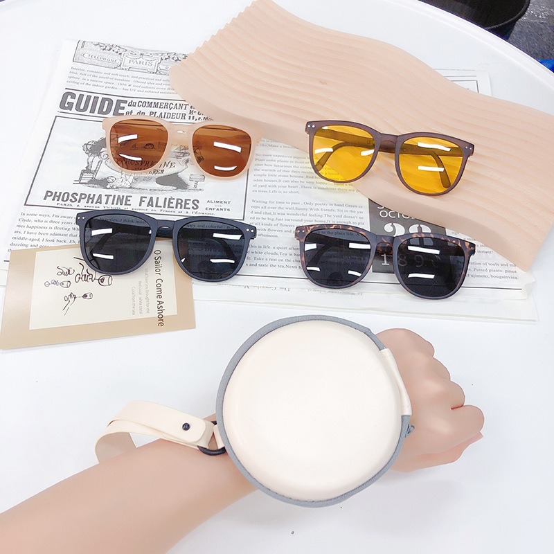 Foldable Round Polarized Sunglasses